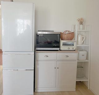 ホワイトの食器棚。下段単品のキッチンキャビネット | 【公式】LOWYA