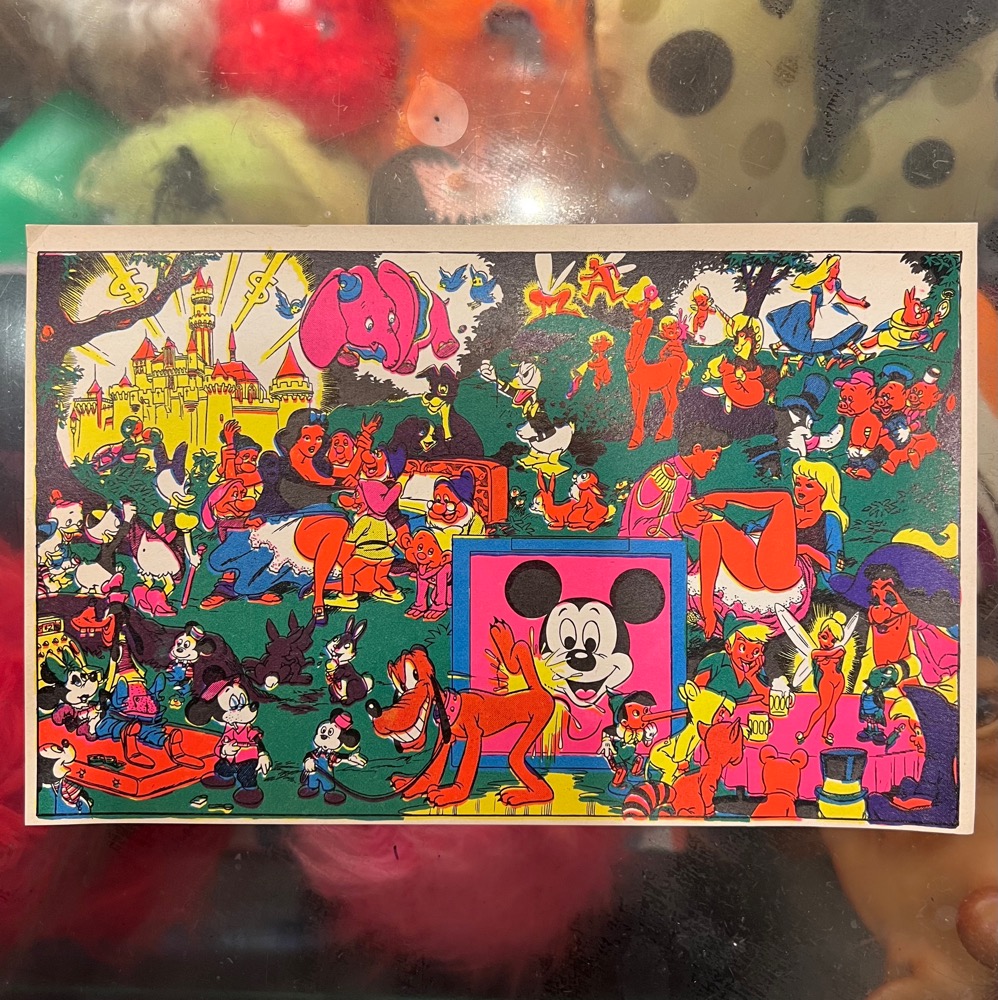 The Disneyland Memorial Orgy サイケデリックポスター 1970年代製