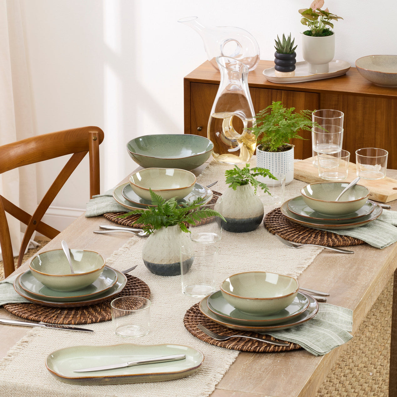 Organic Shades Green 2-Piece Serving Set – Lenox Corporation