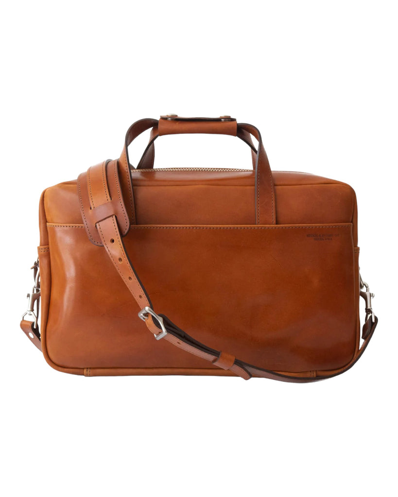 Men's Brown Western Leather Briefcase | Stock and Barrel