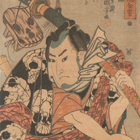 葛飾北斎 三代浮世絵師 復刻木版画 「百人一首うばが絵ときの内 春道列
