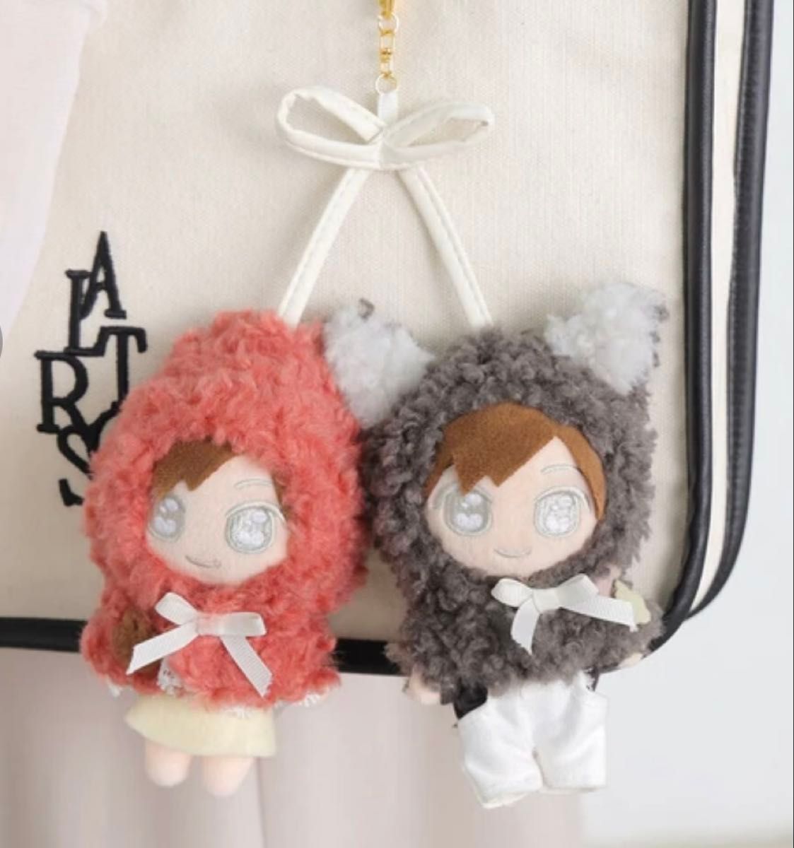 赤ずきん＆オオカミ ニコイチぬい服 あかずきん ぬいポンチョ オオカミ