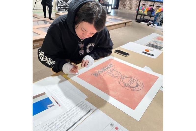 Yahoo!オークション - 村上隆 シルクスクリーン 版画 セントマイケル R