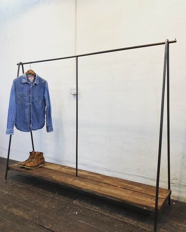 サイズオーダー可能 自由設計 GN-HR-19 大型 大きな ハンガーラック