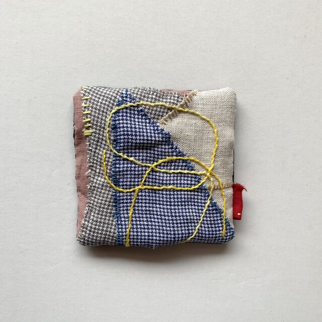 ちくちくコースター /パッチワーク/リネン/刺し子No.91 | iichi 日々の