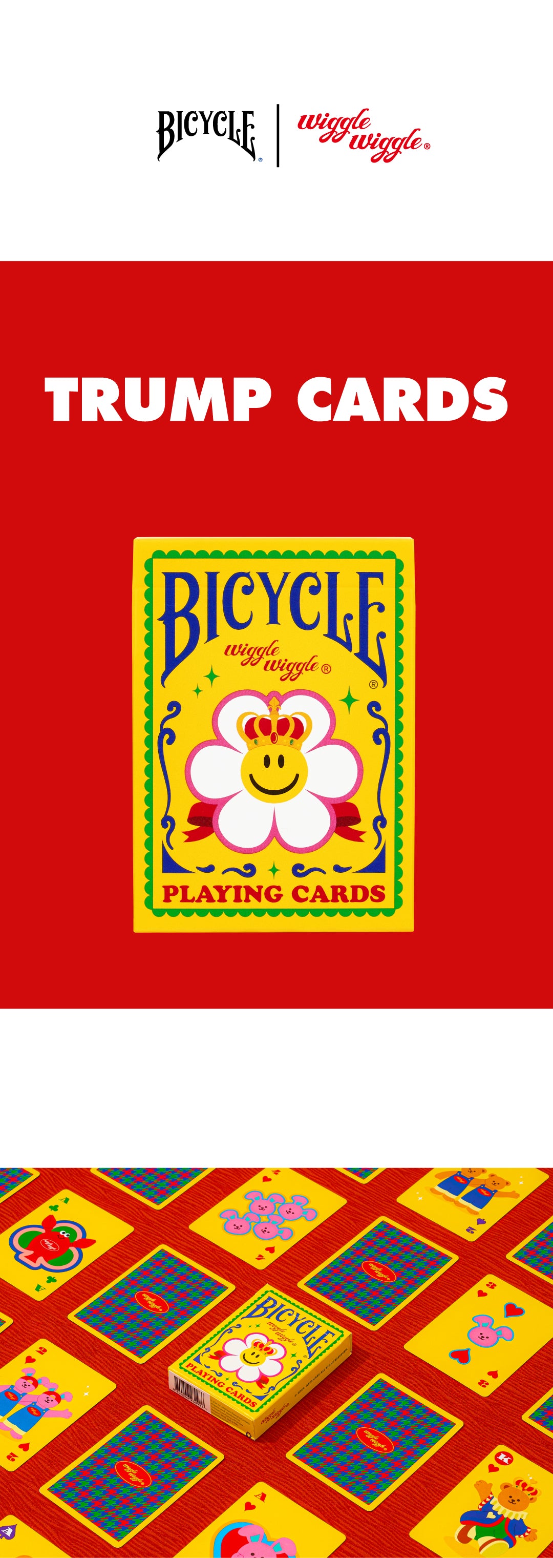 BICYCLE X wiggle wiggle] トランプ