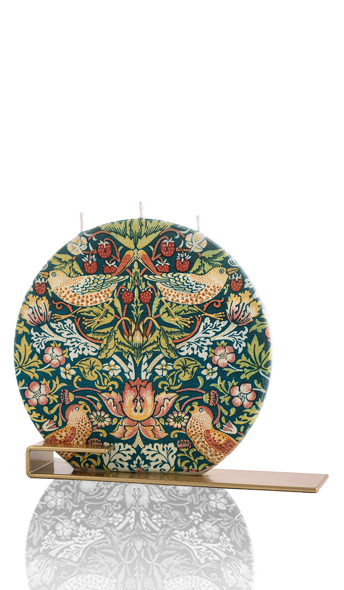 William Morris - Strawberry Thief Flatyz Candle Flowers | Flatyz