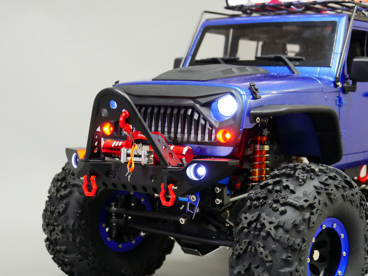 1/10 RC JEEP WRANGLER RUBICON Roof Rack 2-SPEED Rock Crawler 8.4V