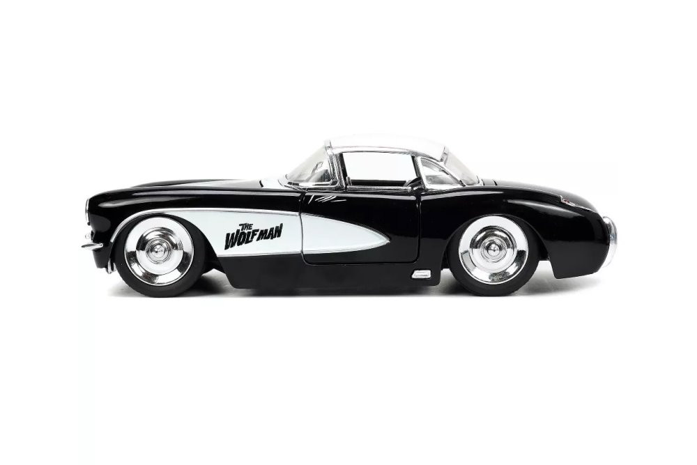 1957 Chevy Corvette w/Wolfman Figure, The Wolfman - Jada Toys