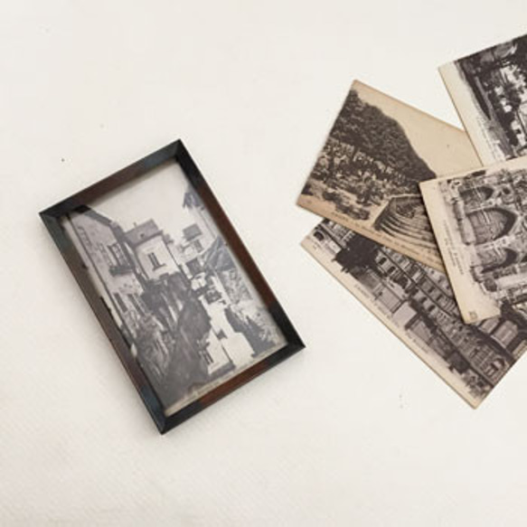 ビンテージフォトフレーム vintage pictureframe 古ブリキ額