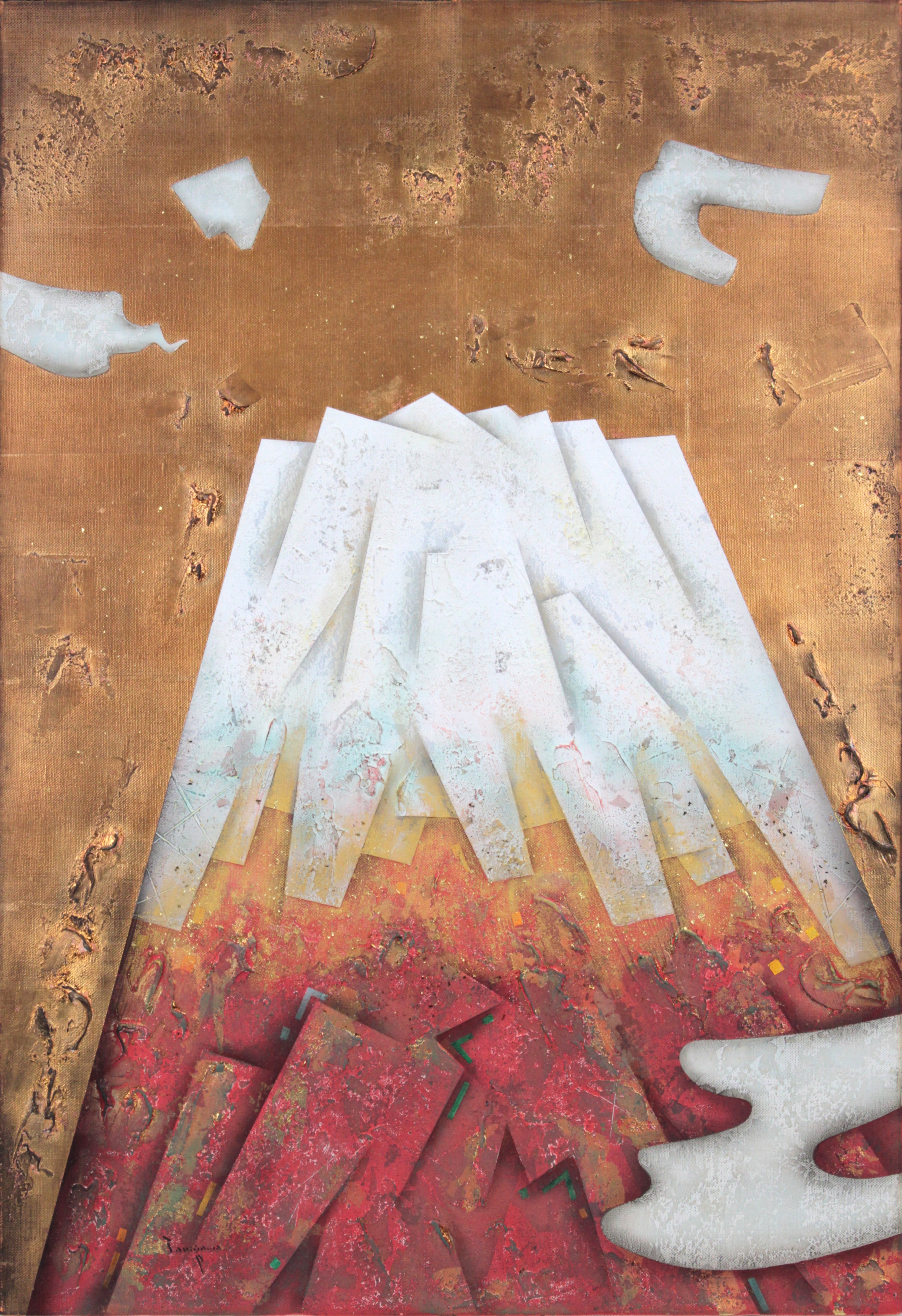 谷川泰宏 『不二』 油彩画 - 北海道画廊