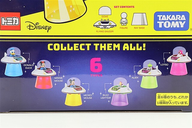 トミカチューンズ ディズニーキャラクターズ Vol.2 SPACE RETRO 1BOX 6