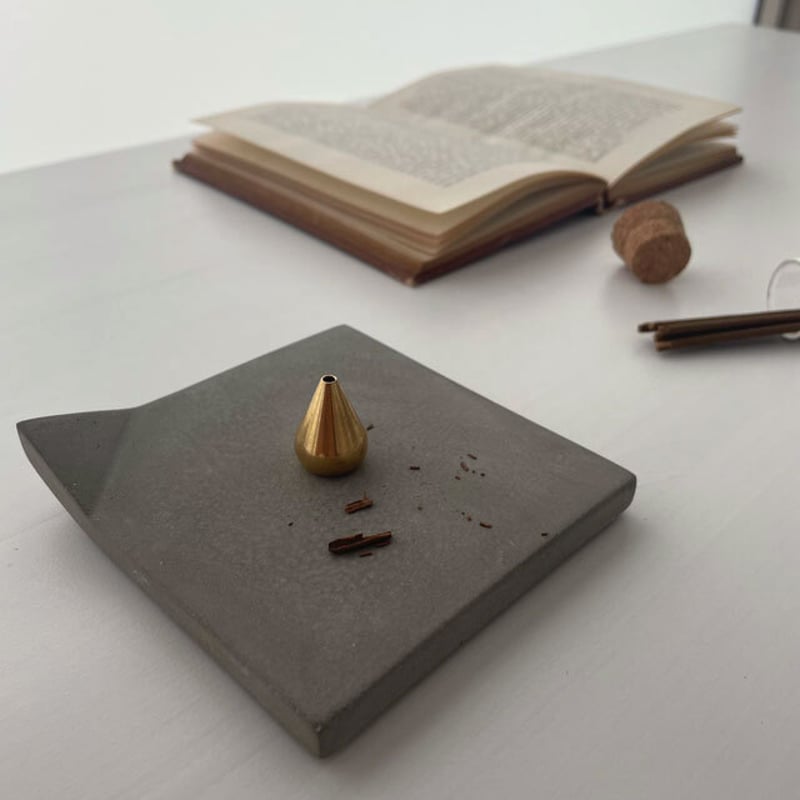 incenseholder-03023 fold セメント インセンスホルダー お香立て |