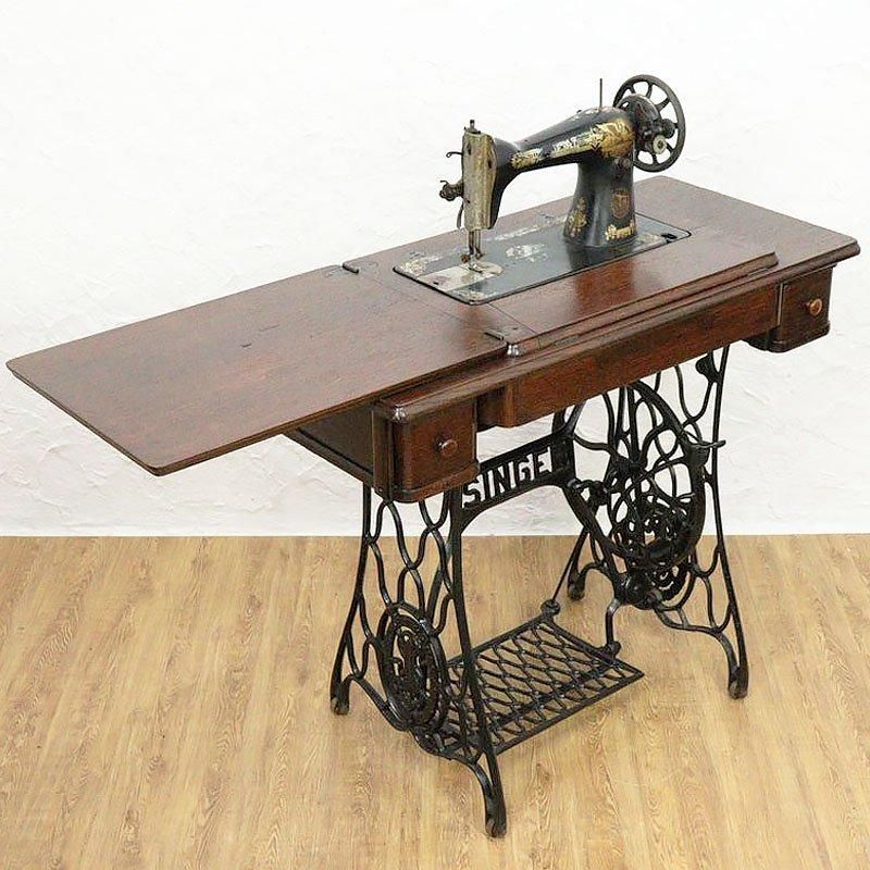 アンティーク シンガー 足踏みミシン 鉄脚