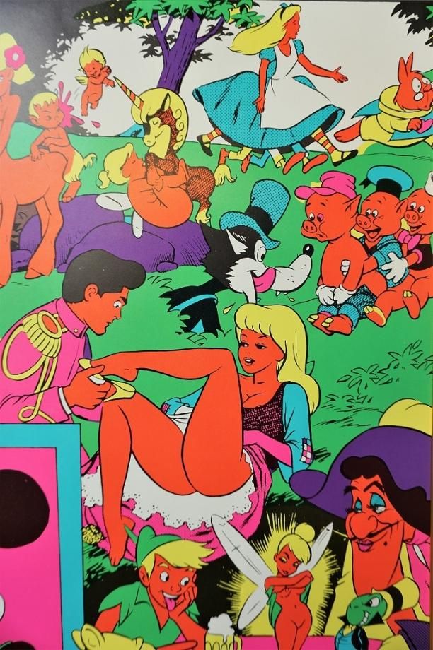 1960-70's ヴィンテージ The Disneyland Memorial Orgy 額入りポスター