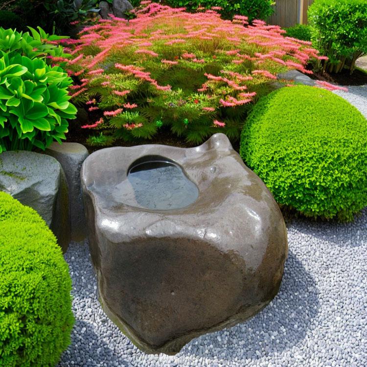 手水鉢 水鉢 たまり石 天然石 庭石 つくばい 溜まり石 景石 蹲 和風