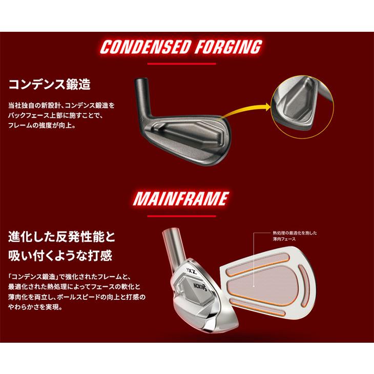 ZX（スリクソン） SRIXON ZXi5 アイアン単品(4I/AW/SW) 右用 2024年