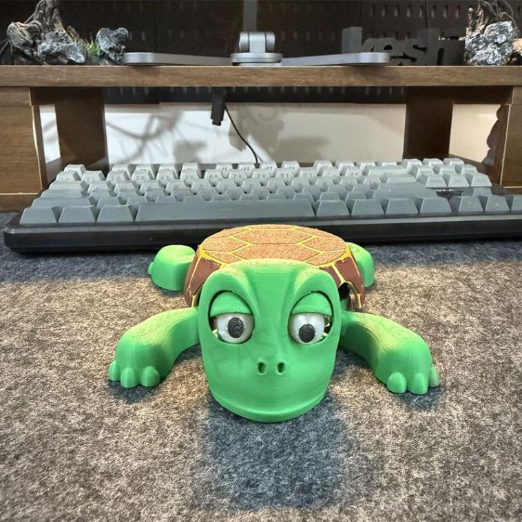 タートルコースター コースター コップ敷き 面白い 3Dプリント動物 亀