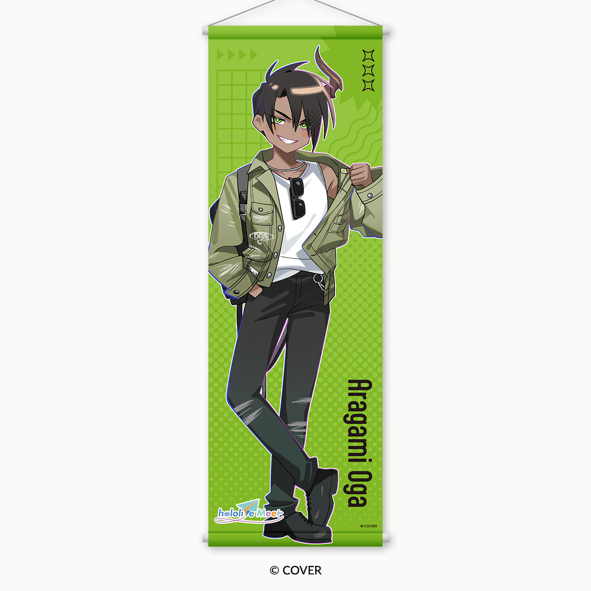 hololive Meet 2025」2ndビジュアル B2半裁タペストリー 荒咬オウガ