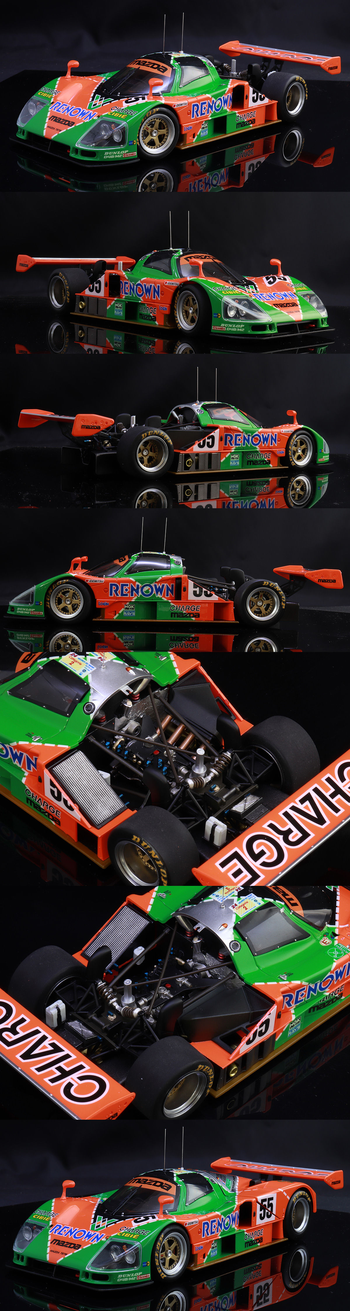 タミヤ 1/24 マツダ787B `91 ルマン優勝車 : 〜hontepetaのお洒落手芸