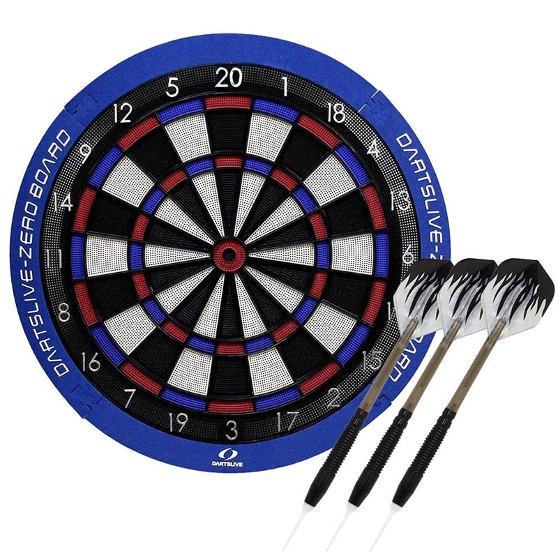 DARTSLIVEゼロボード、ダーツ台、トリニダードマットセット ダーツボード セット ダーツライブ ゼロボード & ダーツスタンド