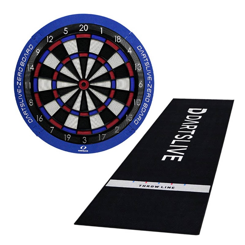 DARTSLIVEゼロボード、ダーツ台、トリニダードマットセット ダーツボード セット ダーツライブ ゼロボード & ダーツスタンド