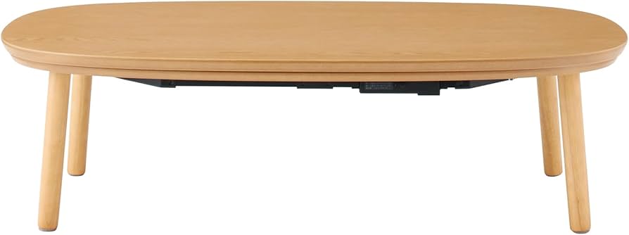 Amazon | 無印良品 こたつにもなるローテーブル ナチュラル 大 幅130