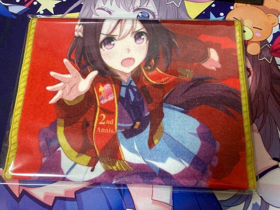 Amazon｜ウマ娘 優勝レイ風フェイスタオル スペシャルウィーク