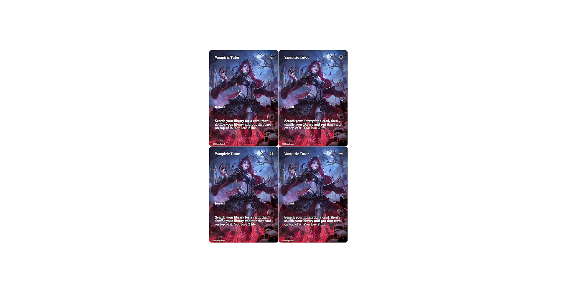 Amazon.com: 4x | Vampiric Tutor | Full Art | Foil or Non-Foil (Non