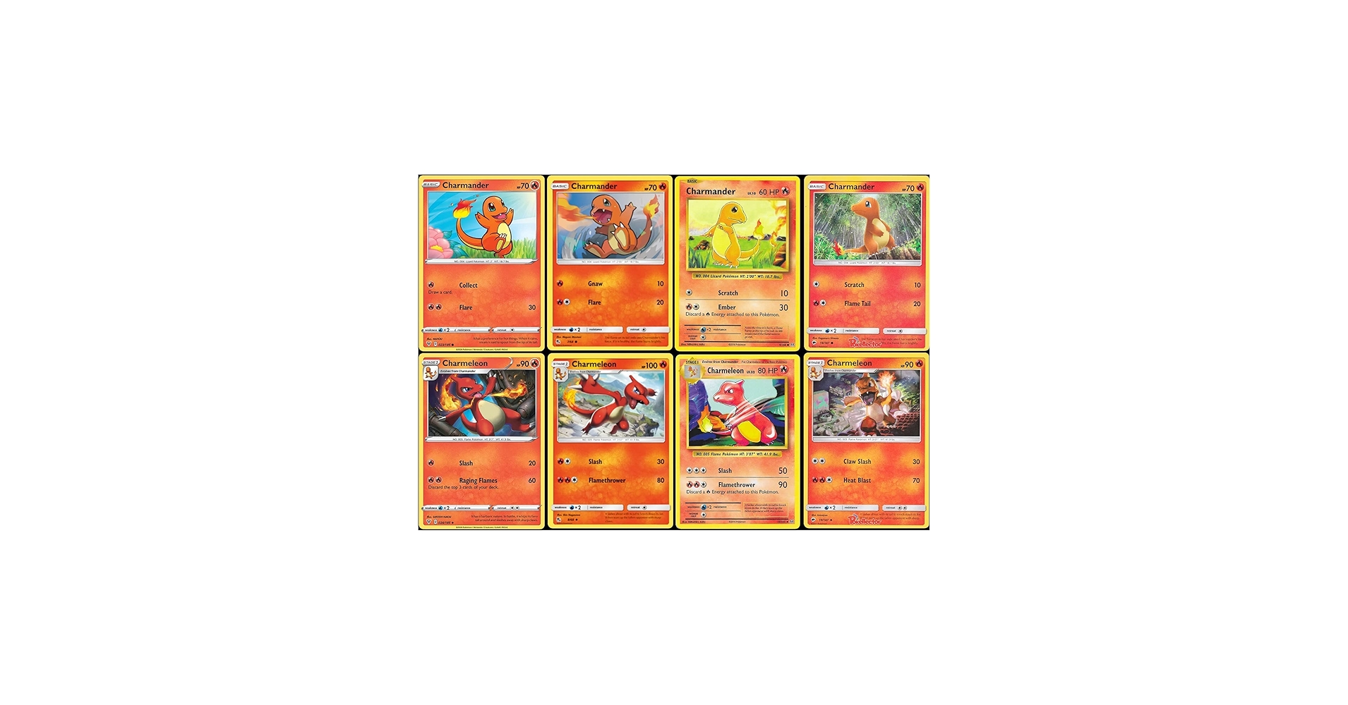 Amazon.com: Charmander & Charmeleon 8 Card Lot - Burning Shadows