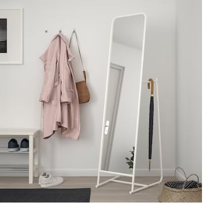 Amazon.co.jp: IKEA(イケア) KNAPPER スタンドミラー ホワイト