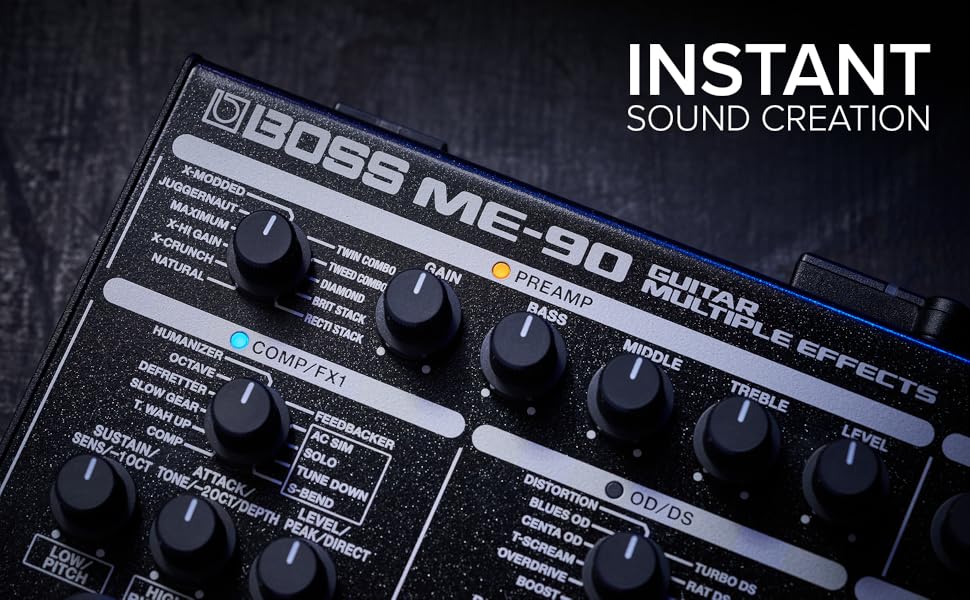 Amazon.com: Boss ME-90 Guitar Multi-effects Pedal & BT-Dual