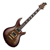 ESP MYSTIQUE-CTM Burled Maple RERB (Reptile Red Burst