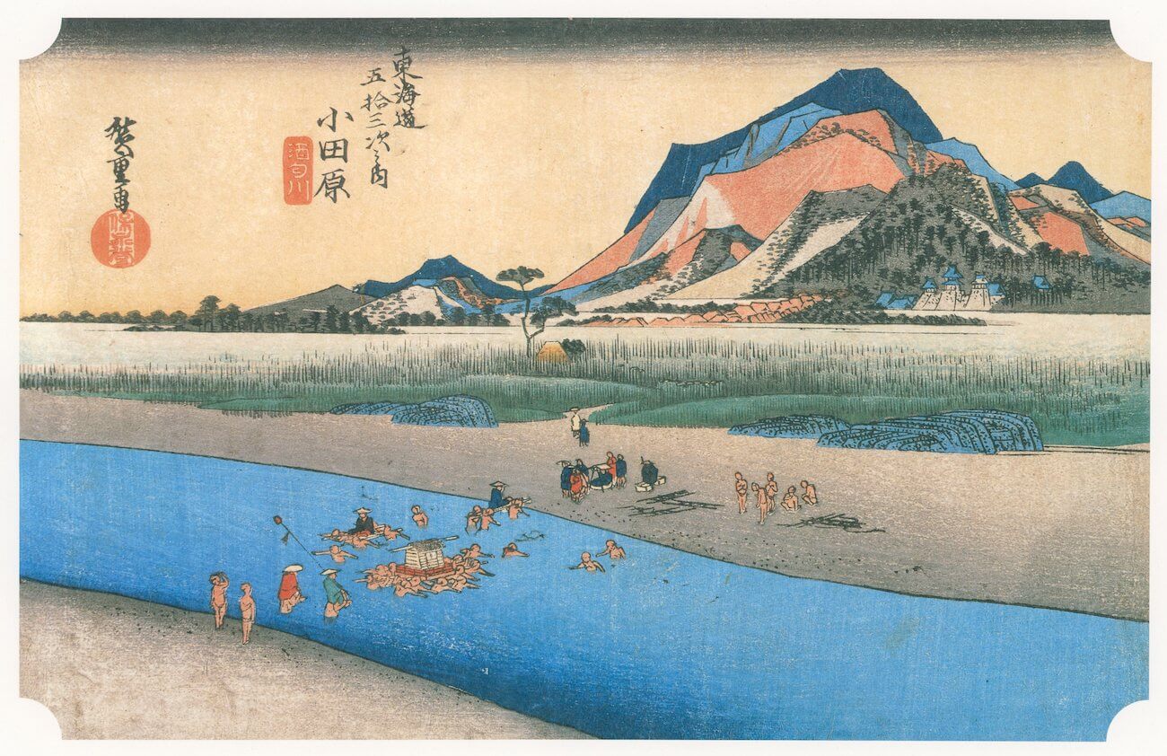 江戸時代の浮世絵師「歌川広重」とは？代表作「東海道五十三次」や葛飾