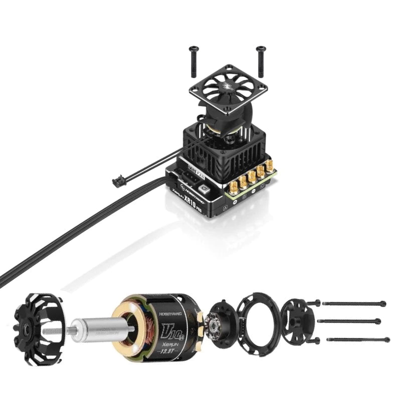 Hobbywing XERUN XR10 Pro ESC G2S Combo - XERUN V10 G3 G4