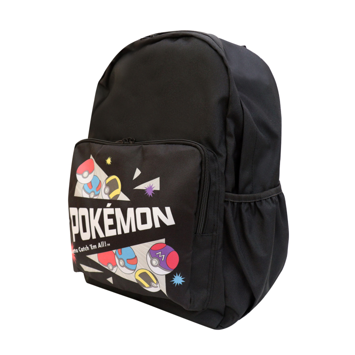 Pokemon（ポケモン） リュック 22L モンスターボール柄 黒 DPK4-4800