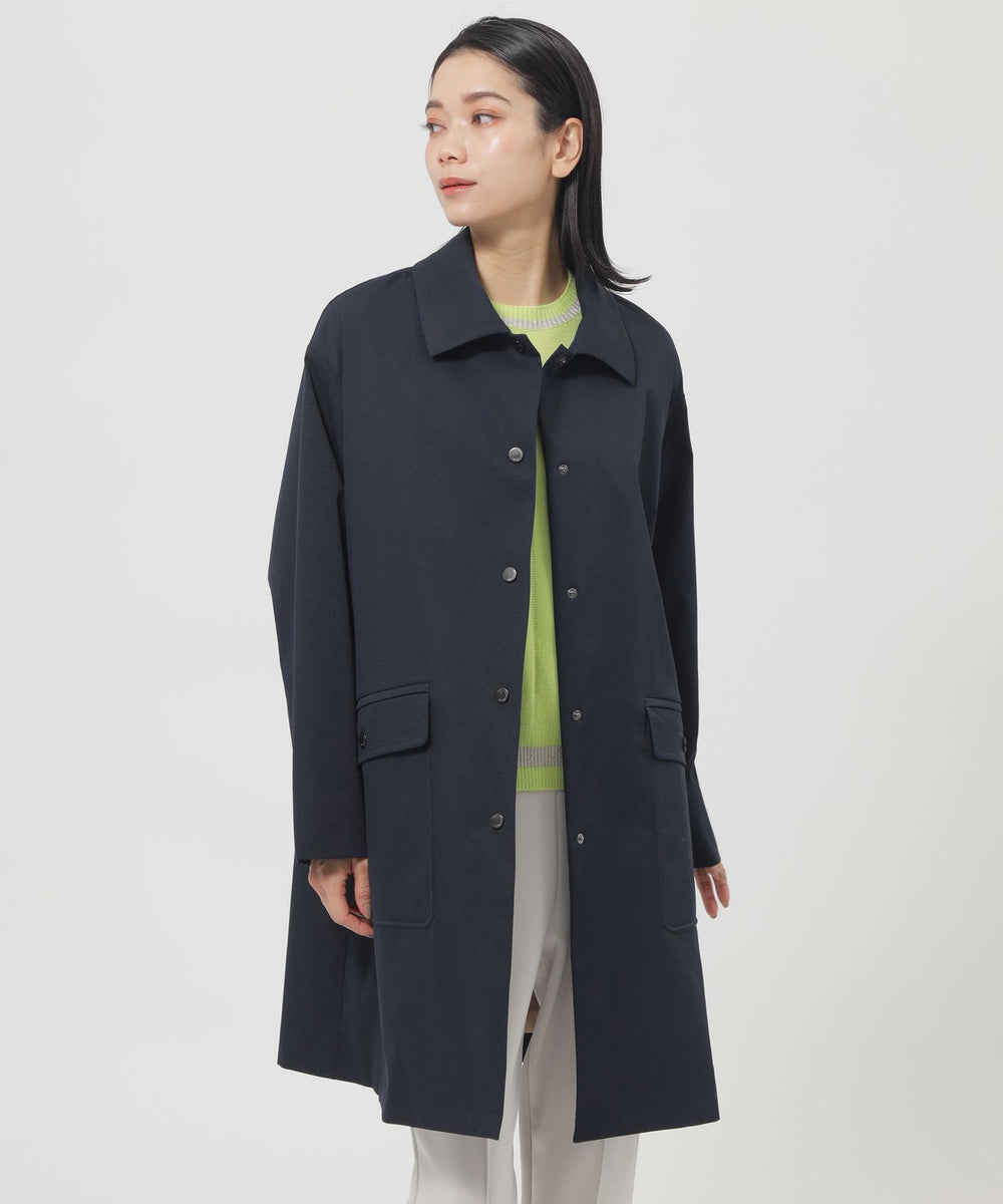 はっ水】【保温性】【ウォッシャブル】ストレッチツイルステンカラー