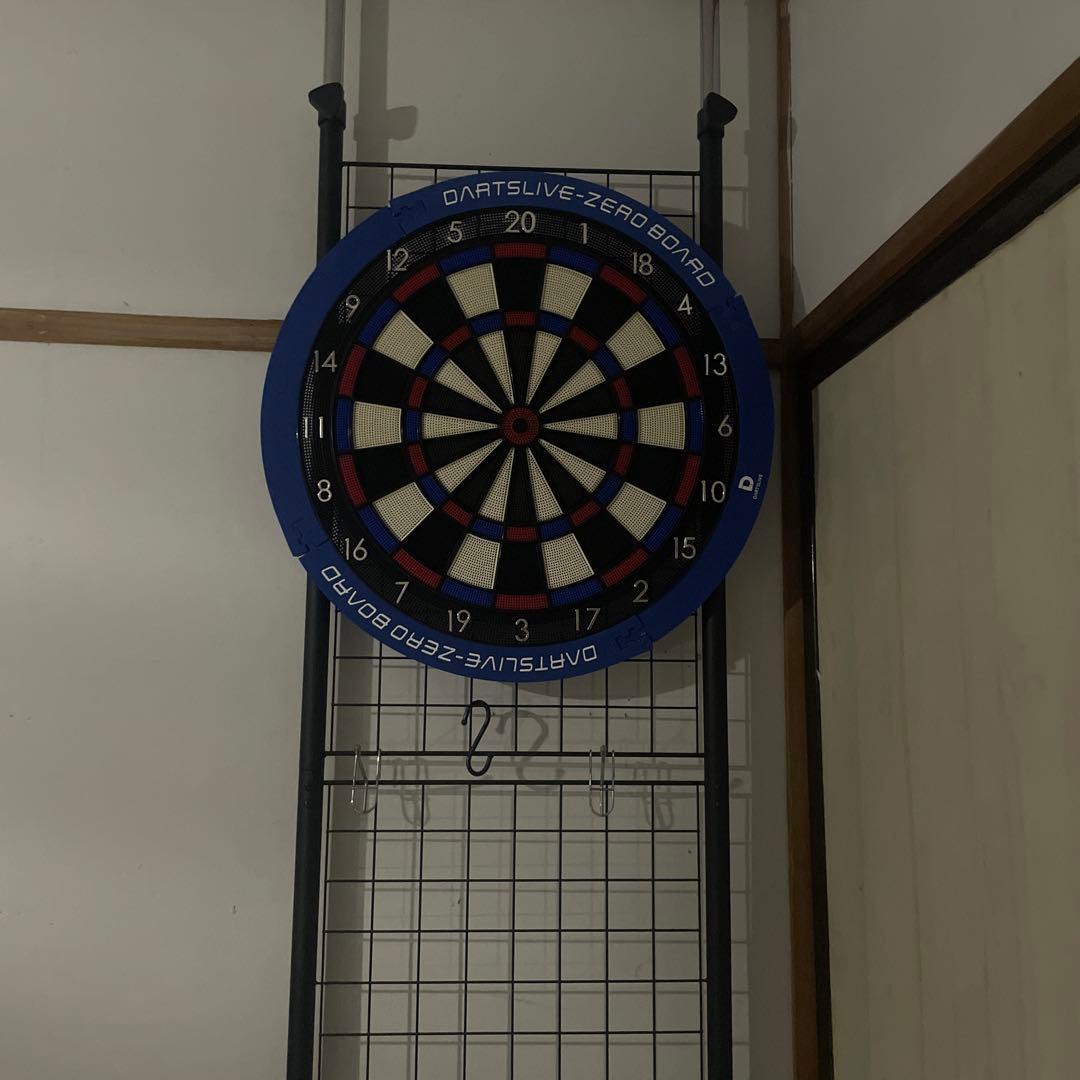 DARTSLIVEゼロボード、ダーツ台、トリニダードマットセット ダーツボード セット ダーツライブ ゼロボード & ダーツスタンド