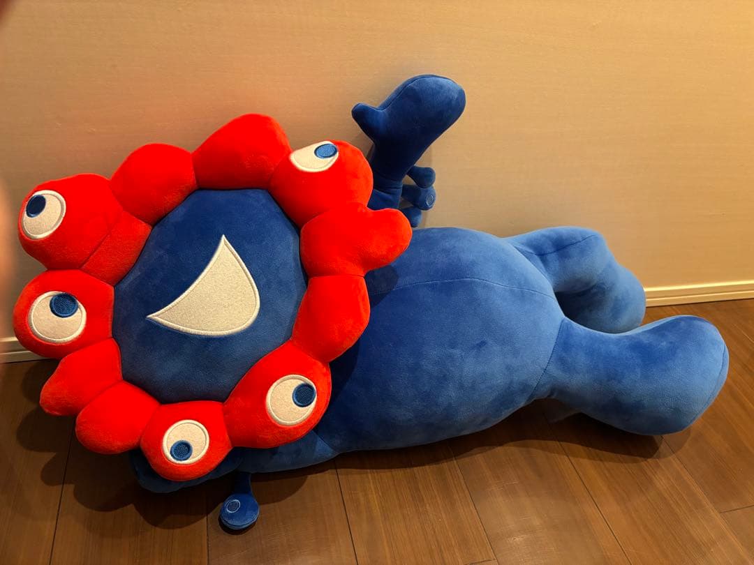 【一等80cm！】ミャクミャクくじ1等ぬいぐるみ（非売品） ミャクミャクくじ 1等 寝そべりぬいぐるみ 80cm 大阪関西万博会場