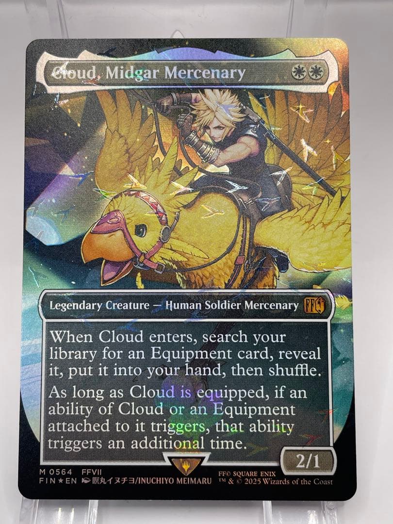 海外ホリデーイベント限定 mtg ミッドガルの傭兵、クラウド 英語foil FF mtg ミッドガルの傭兵、クラウド 英語版 限定 プロモ - メルカリ
