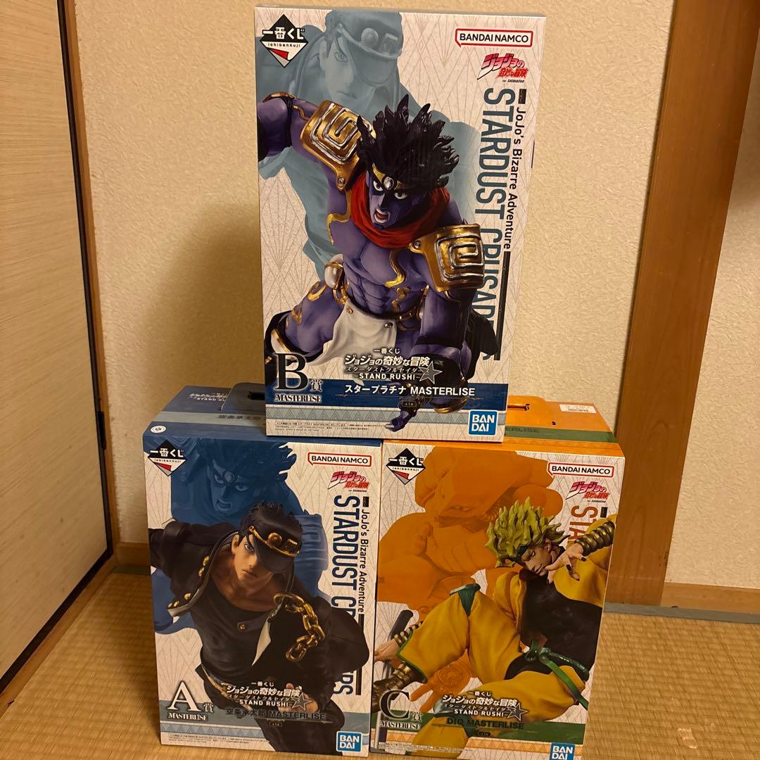 一番くじ ジョジョの奇妙な冒険　フィギュア　スタープラチナ　空条承太郎　DIO ジョジョの奇妙な冒険』新作一番くじのフィギュア画像公開！躍動感