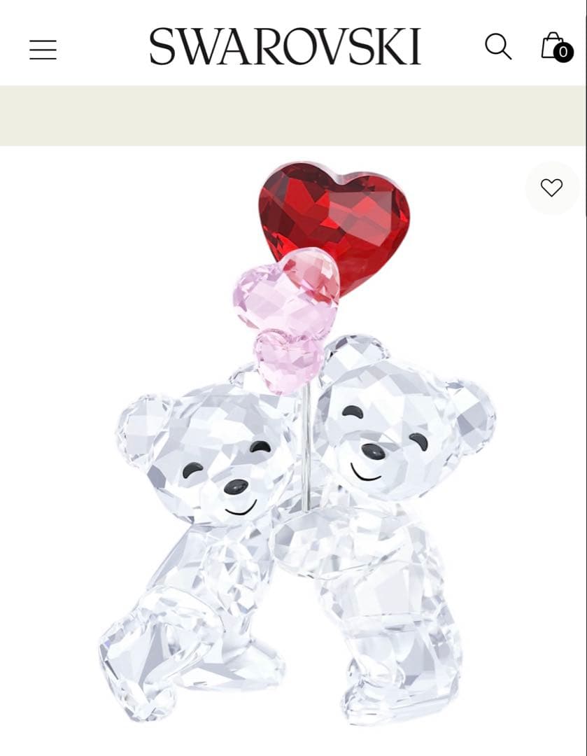 スワロフスキー　Kris Bear クリスベア SWAROVSKI（スワロフスキー） 【大人気!廃盤品】スワロフスキー