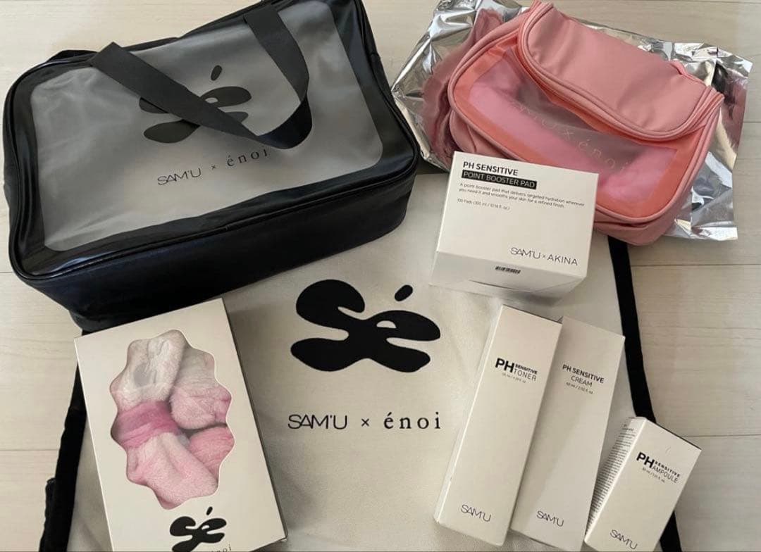 SAM'U x enoi POPUP SAM'Ux AKINA コラボ商品 韓国スキンケア『SAM'U』×ネイルブランド『énoi』原宿で初コラボPOPUP