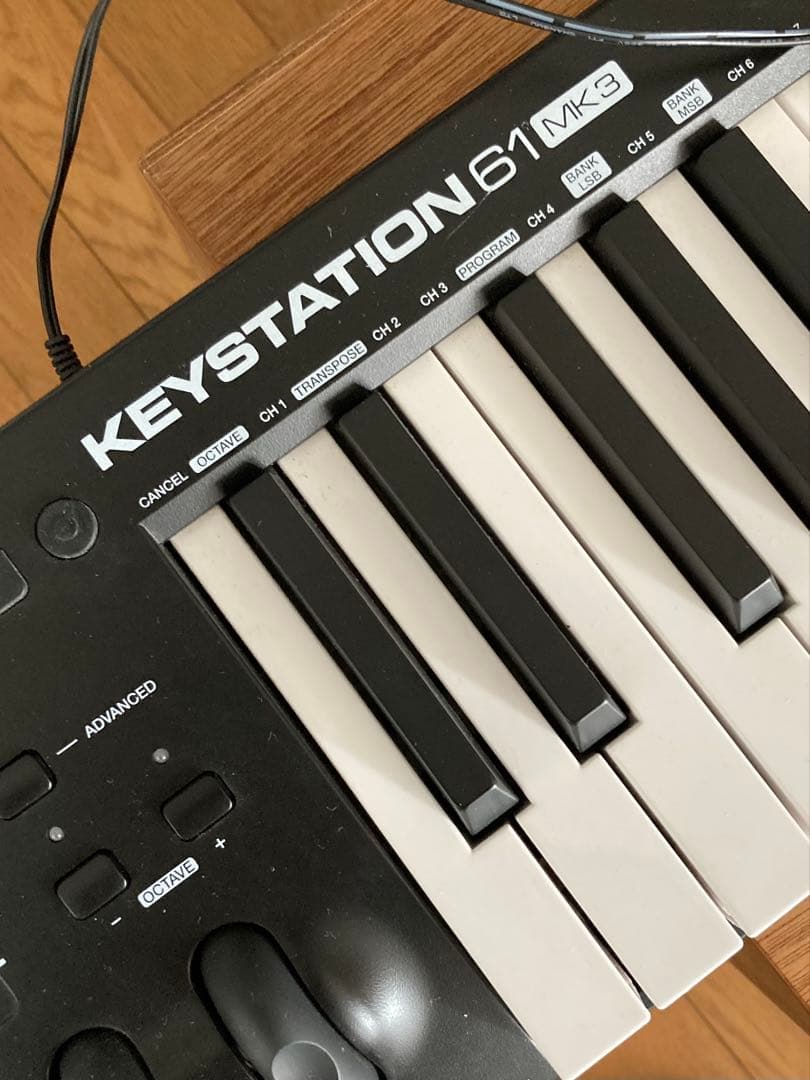 M-AUDIO Keystation61MK3 USB MIDIキーボード61鍵 M-AUDIO Keystation61 MK3 61鍵盤 MIDIコントローラー エムオーディオ
