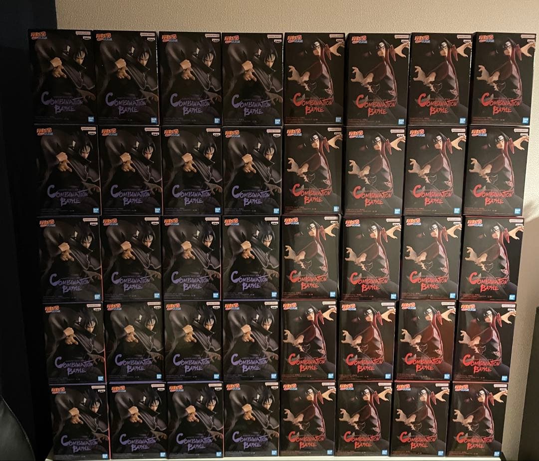 ナルト 疾風伝 COMBINATION BATTLE サスケ イタチ 40体 Combination Battle」-うちはイタチ-＆-うちはサスケ-がジャンプ