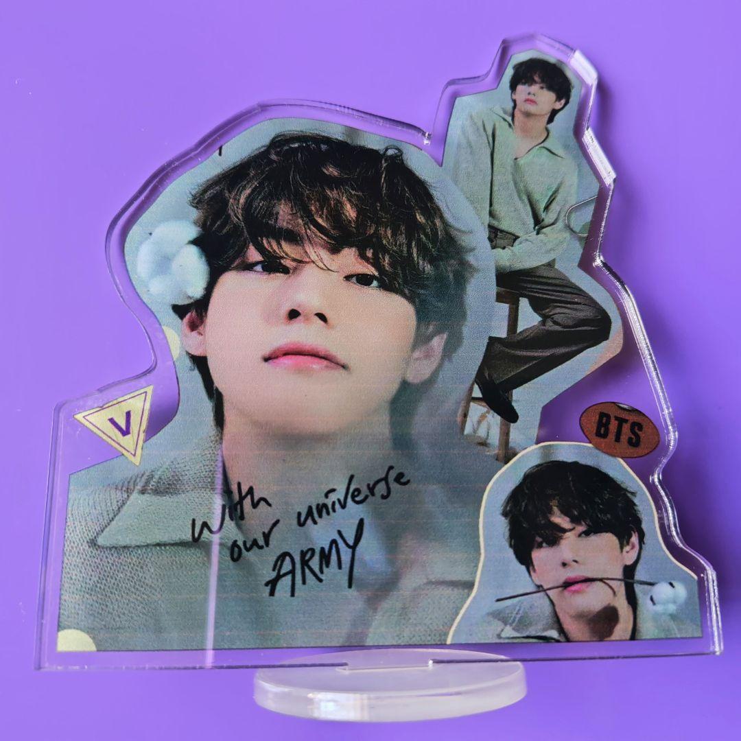 BTS テテ アクリルスタンド 未使用 アクスタ BTSテテ アクリルスタンド TiNYTAN アミボムホルダー 未使用 - メルカリ