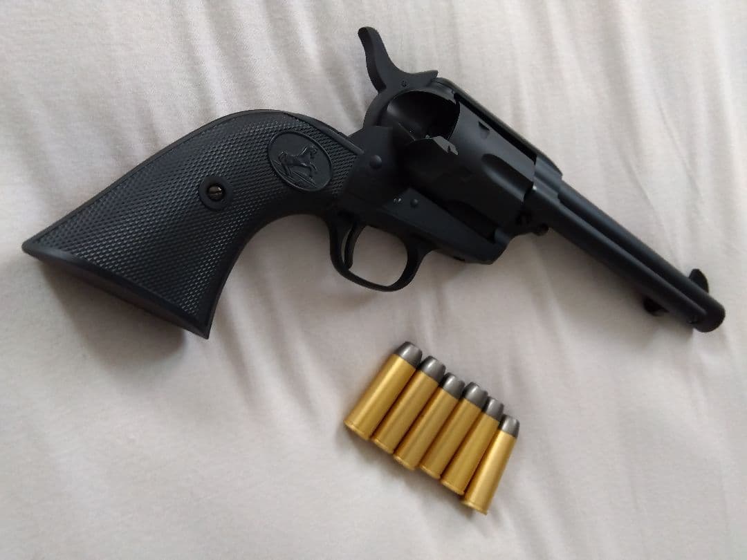 10禁 SAA .45 Artillery ブラックリボルバー美品 TOKYO MARUI（東京マルイ） SAA.45 アーティラリー 5 1/2インチ
