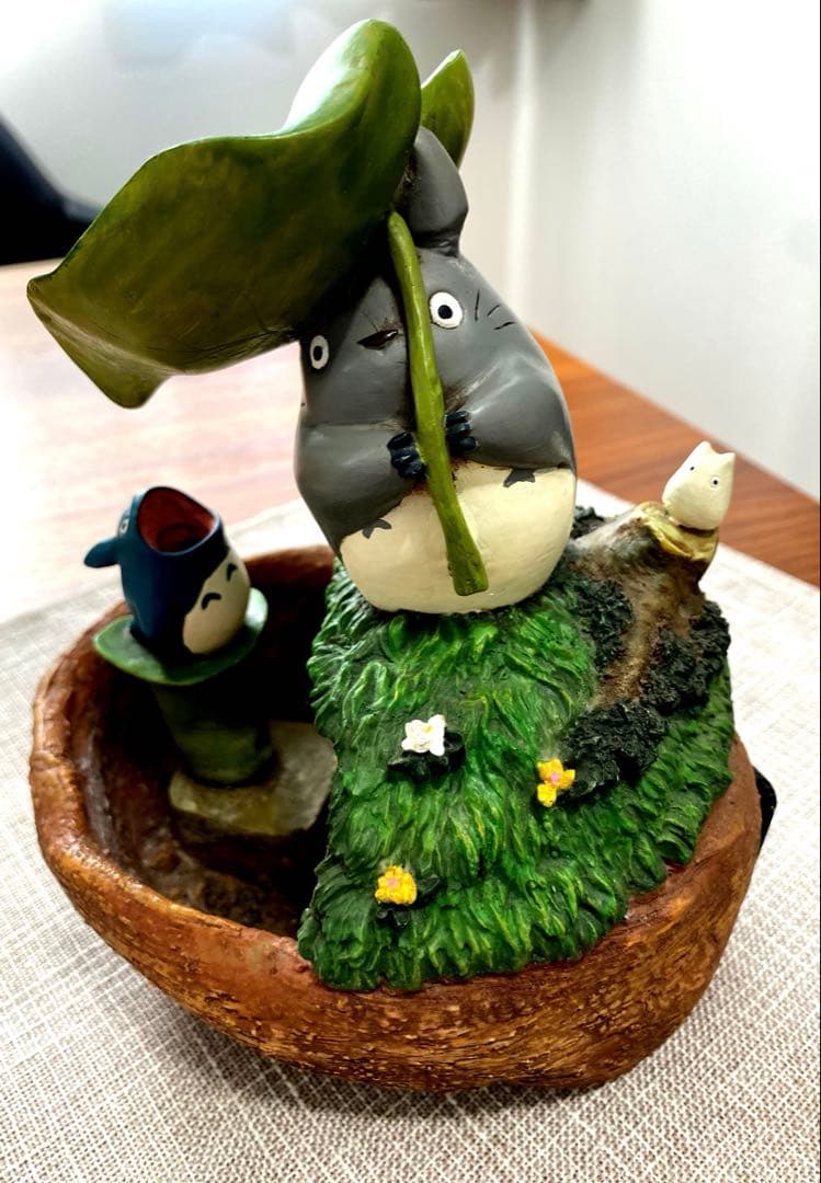 ☆稀少・廃盤品☆となりのトトロ　「はっぱのかさ」　ウォーターガーデン　ジブリ 12/26発売！インテリア「ウォーターガーデン BONSAI」 - ジブリが