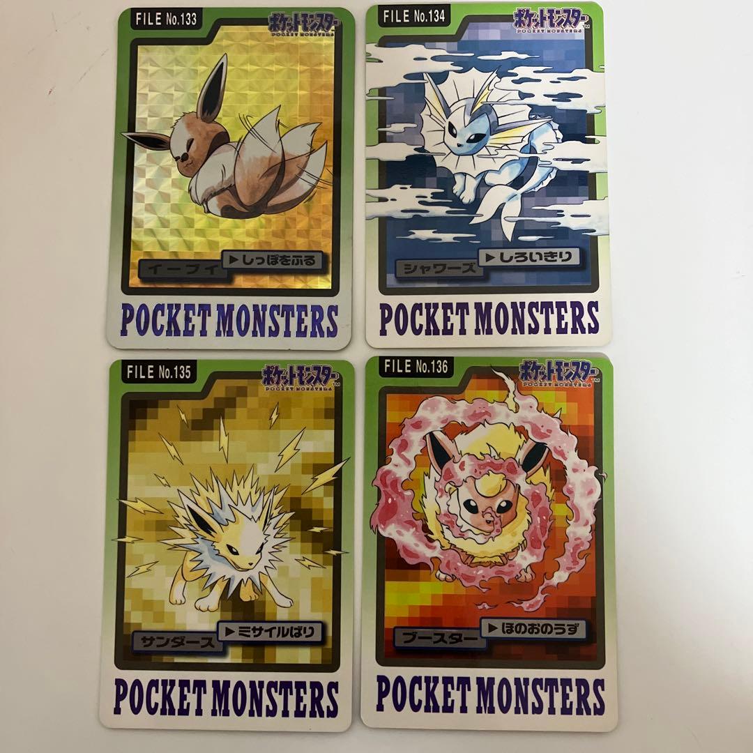ポケットモンスター イーブイ　シャワーズ　サンダース　ブースター B-SIDE LABELポケモンステッカー イーブイ＆シャワーズ＆サンダース