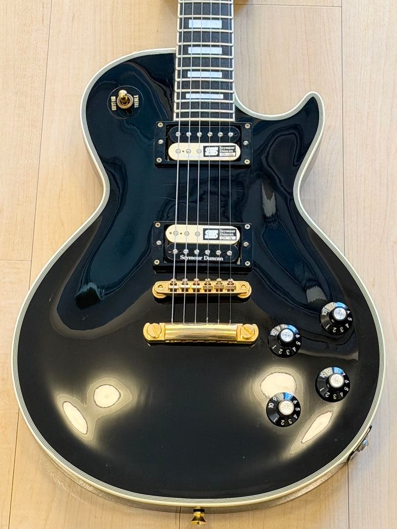 値下げ／EDWARDS E-LP-CTM／ダンカンPU／美品 EDWARDS E-LP-CTM BLK - guitarshoptantan （ギターショップタンタン）